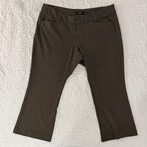 Torrid Dress Pants Womens 22R Olive Green Good Stretch Bootcut Workwear